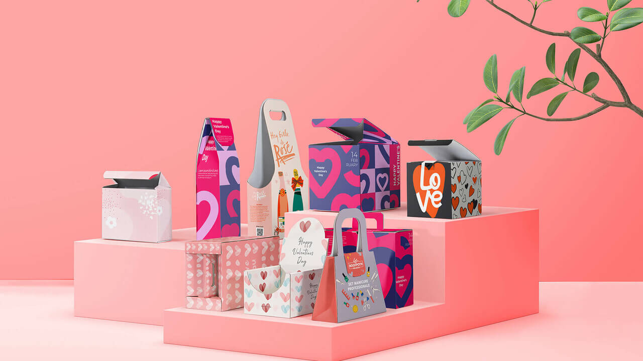 Packaging personalizzato per San Valentino