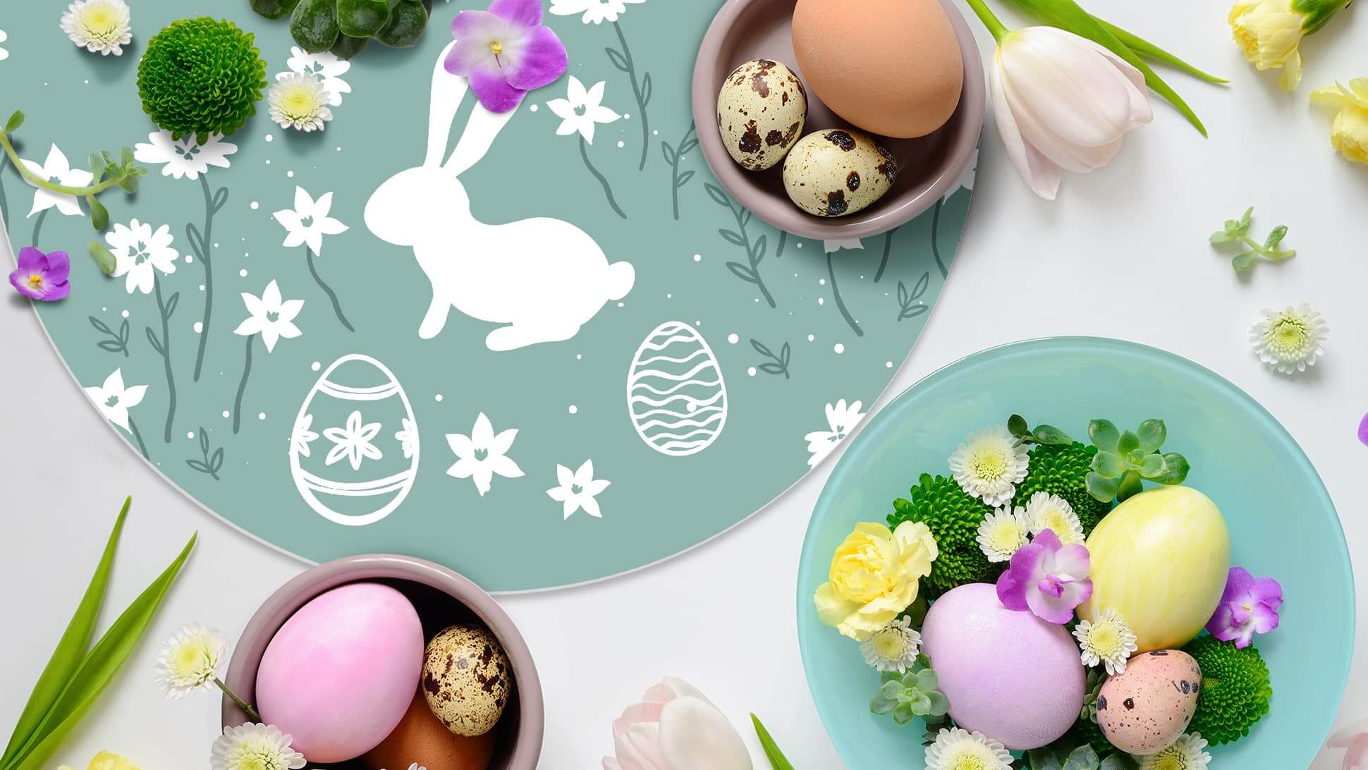 La tavola di Pasqua per i ristoranti: la svolta delle tovagliette personalizzabili!
