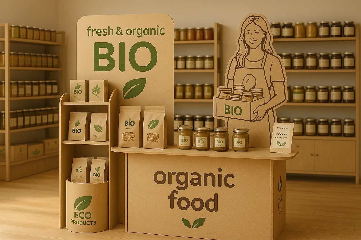 Allestimento corner bio