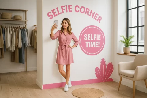 Corner selfie per negozi