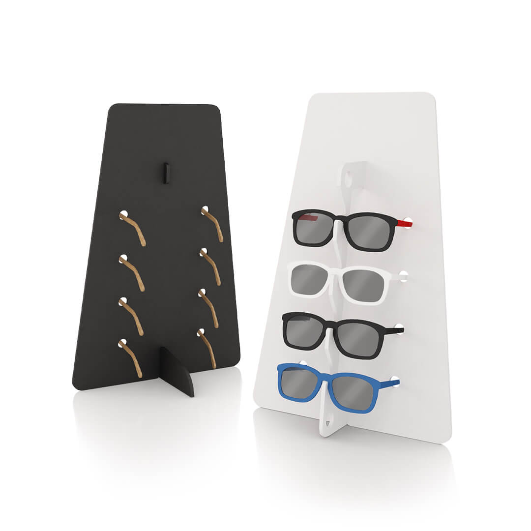 Porta Occhiali Decorativi in Legno da Vista Outgeek Espositore per Occhiali 